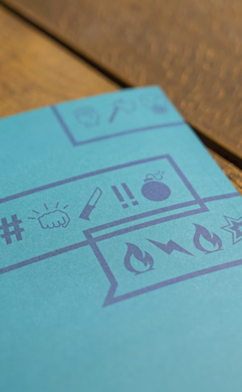 chat bubbles with emojis